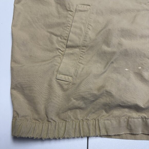 Vintage Nautica Jacket Mens Large 27x27 Beige Full Zip Collared - Picture 6 of 16